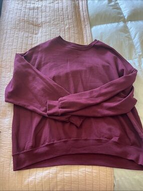 Fruit of the Loom Women's Crewneck Sweatshirt - Mulberry